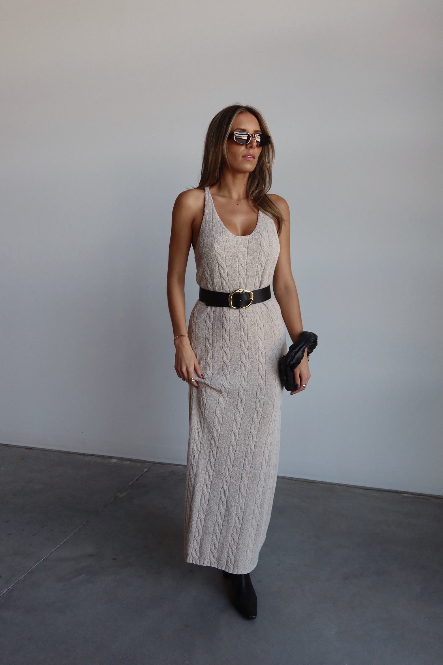 Lane Maxi Dress in Oat