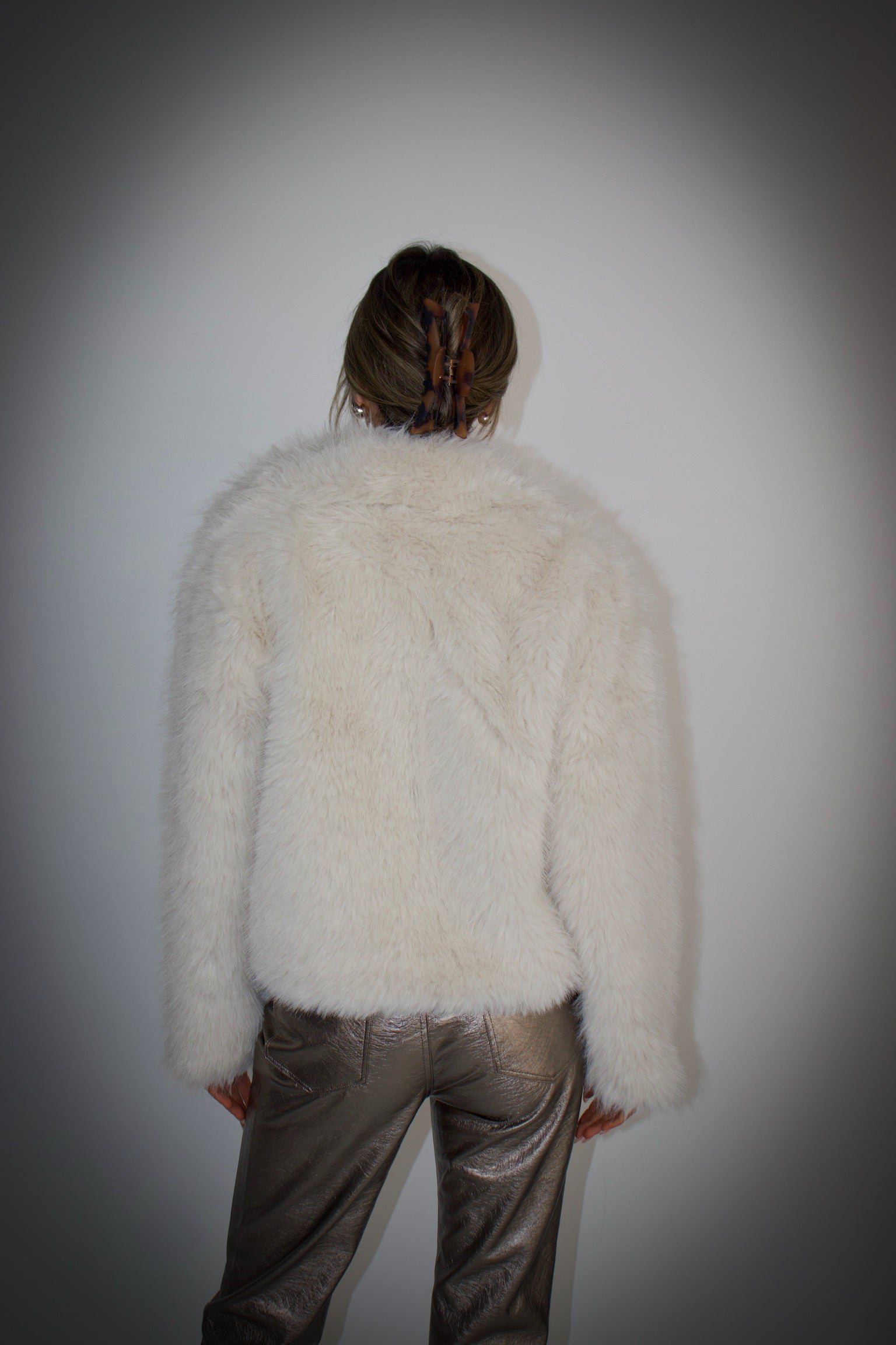 Snowfall Ivory Faux Fur Coat