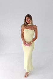 Luciana Strapless Maxi Dress