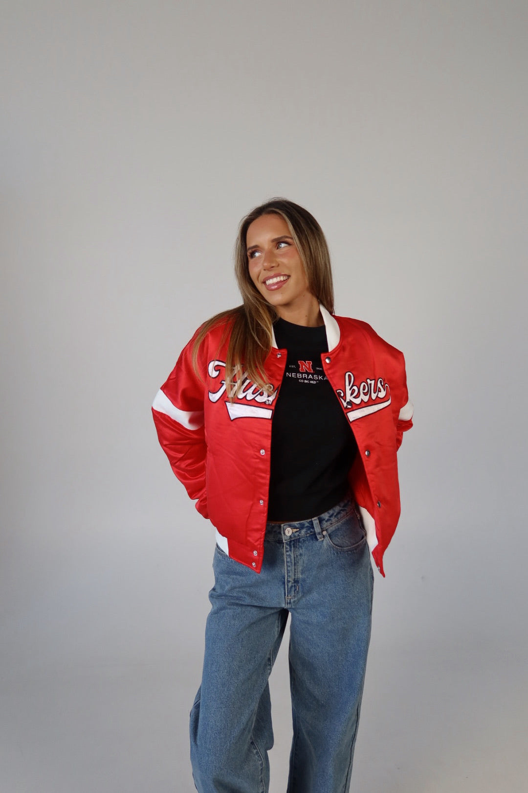 Huskers Varsity Bomber Jacket