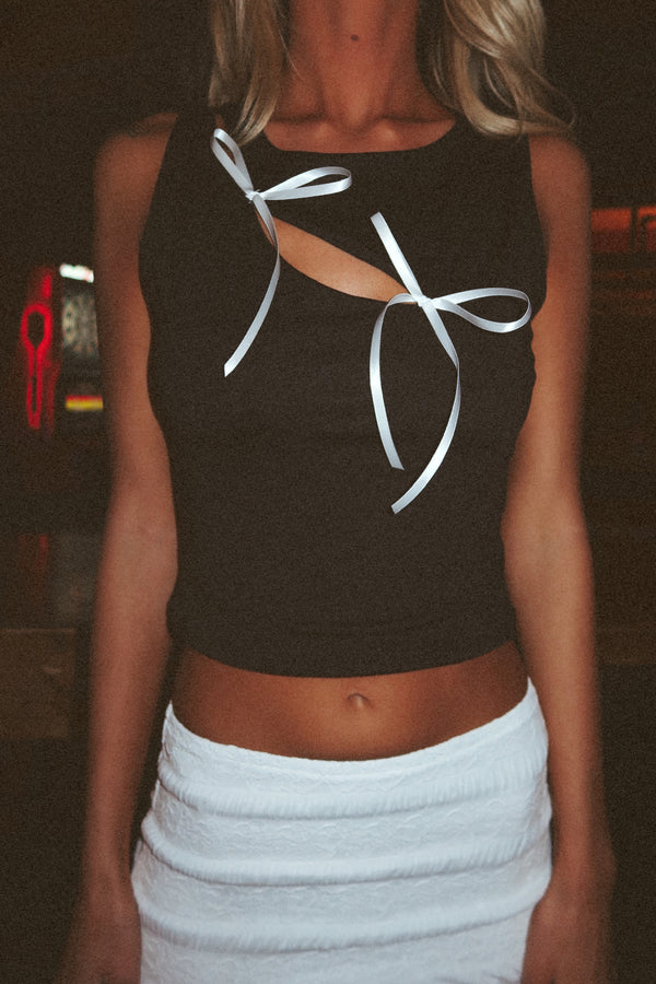 Bailey Bow Cut Out Top