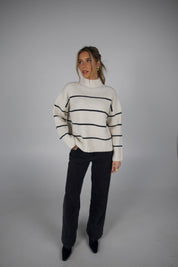 Soft Oat Mockneck Sweater