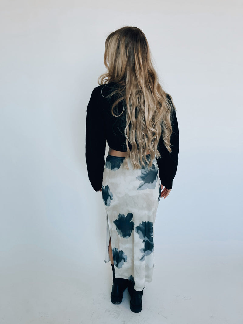 Penelope Mesh Detail Maxi Skirt