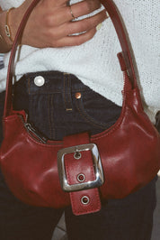 BILLINI : Harley Shoulder Bag In Garnet