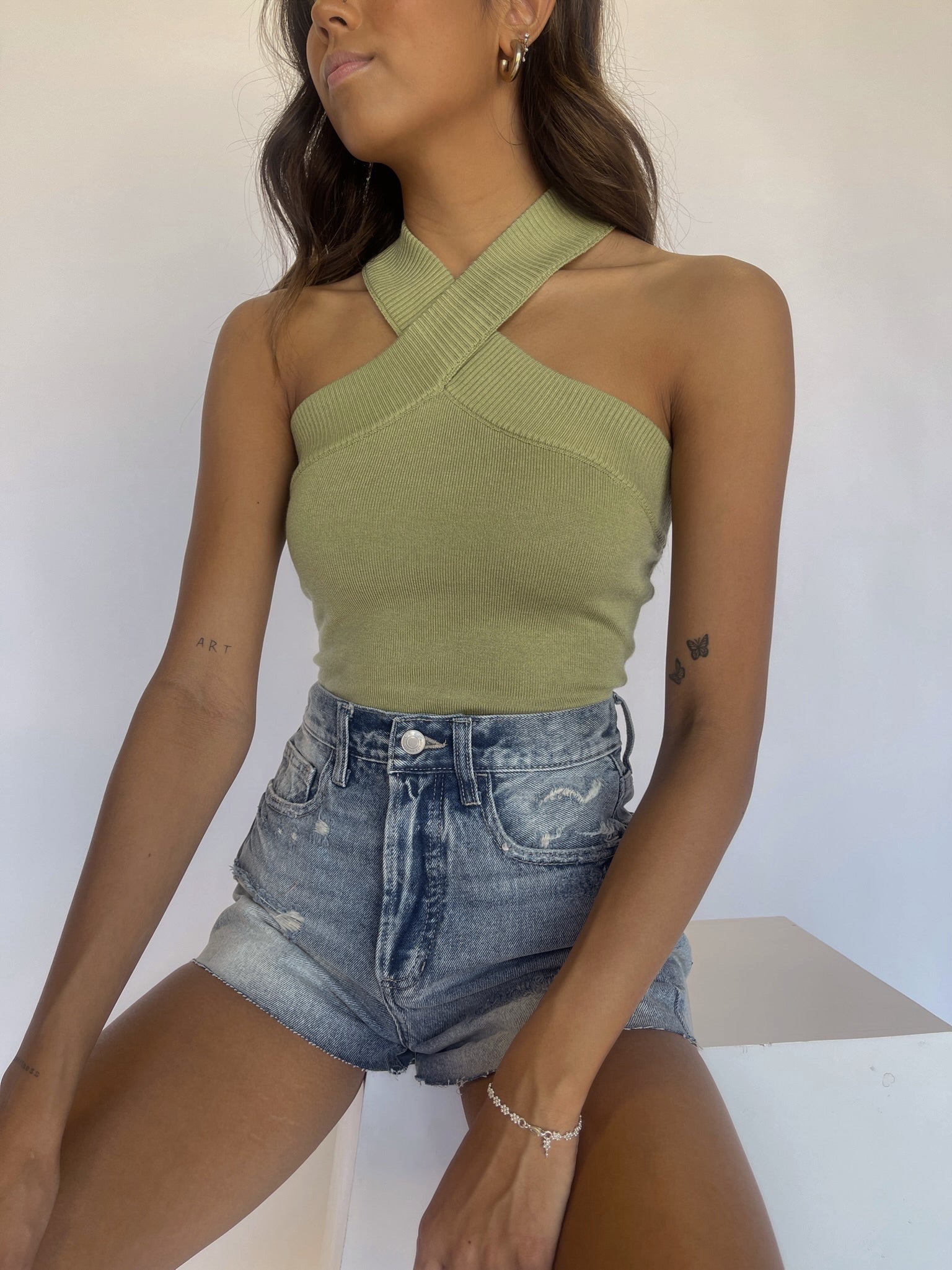 Kimberlyn Halter Bodysuit