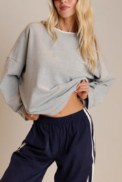 Blake Contrast Long Sleeve Top