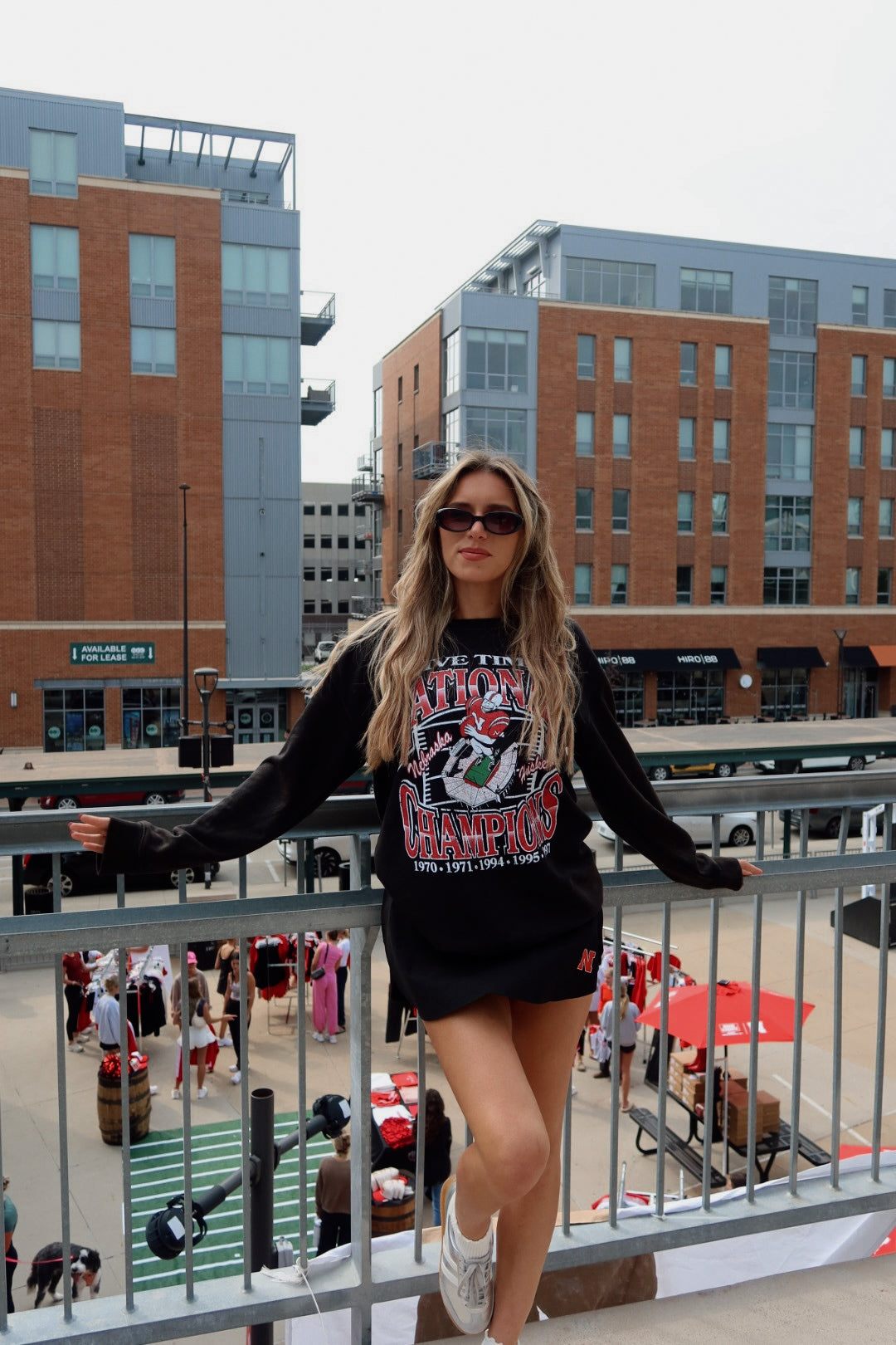 Nebraska Classic Champion Comfort Crewneck