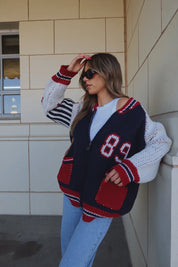 89 Sweater Zip-Up Cardigan