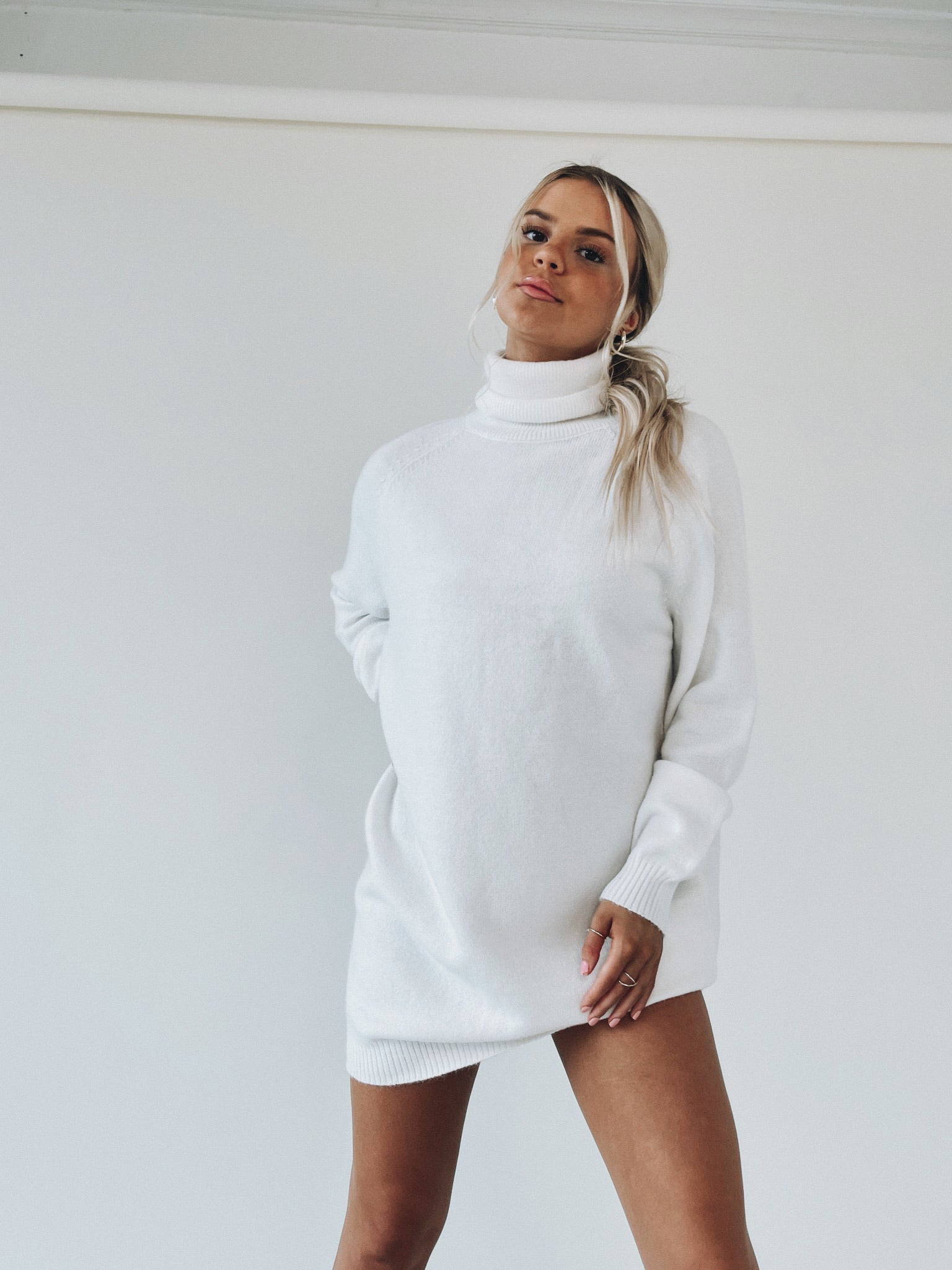 RESTOCKED: Alivia Turtleneck Sweater Dress