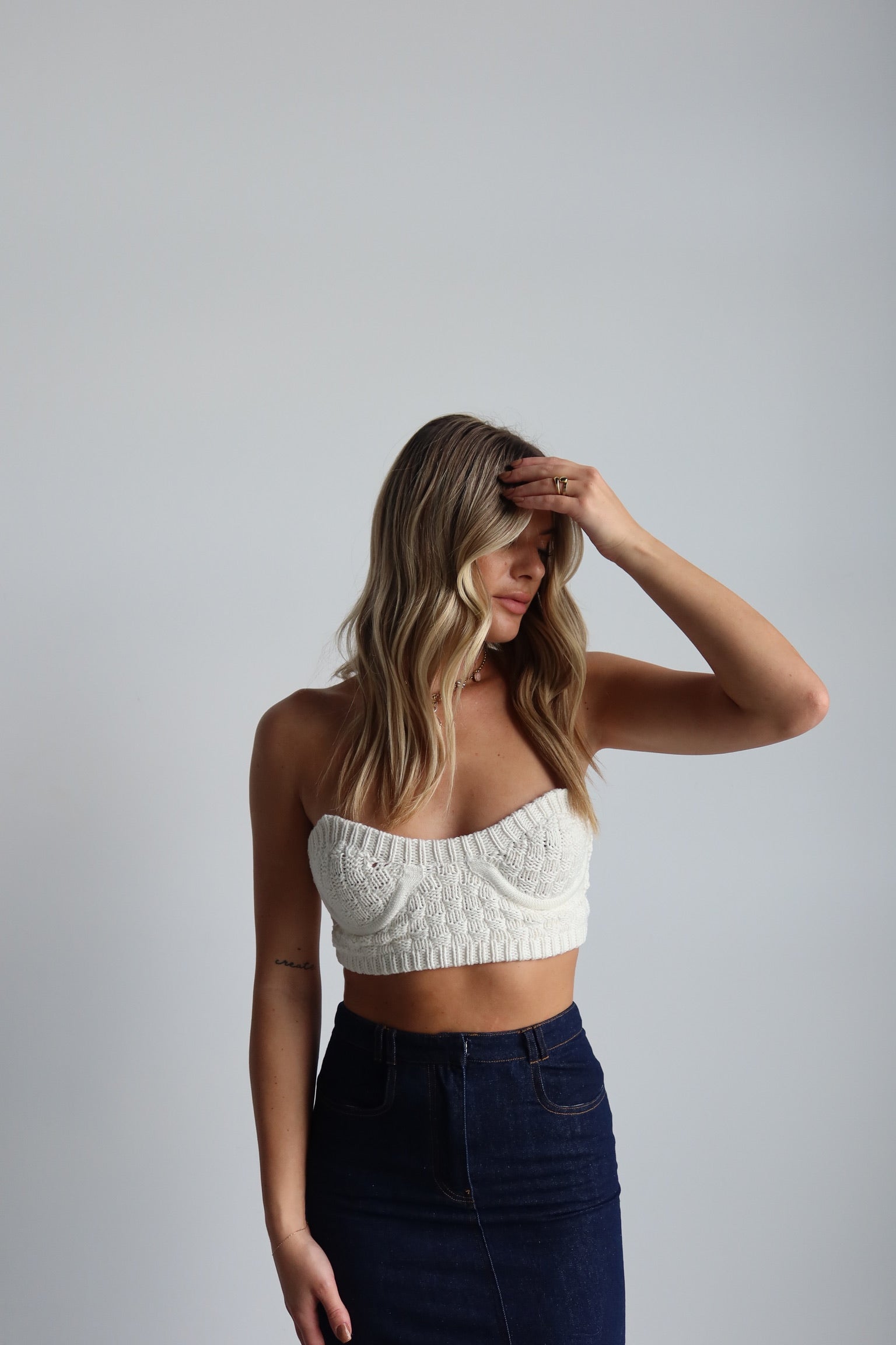 Maya Bustier Crochet Top