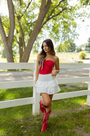Dolly Red Tube Top