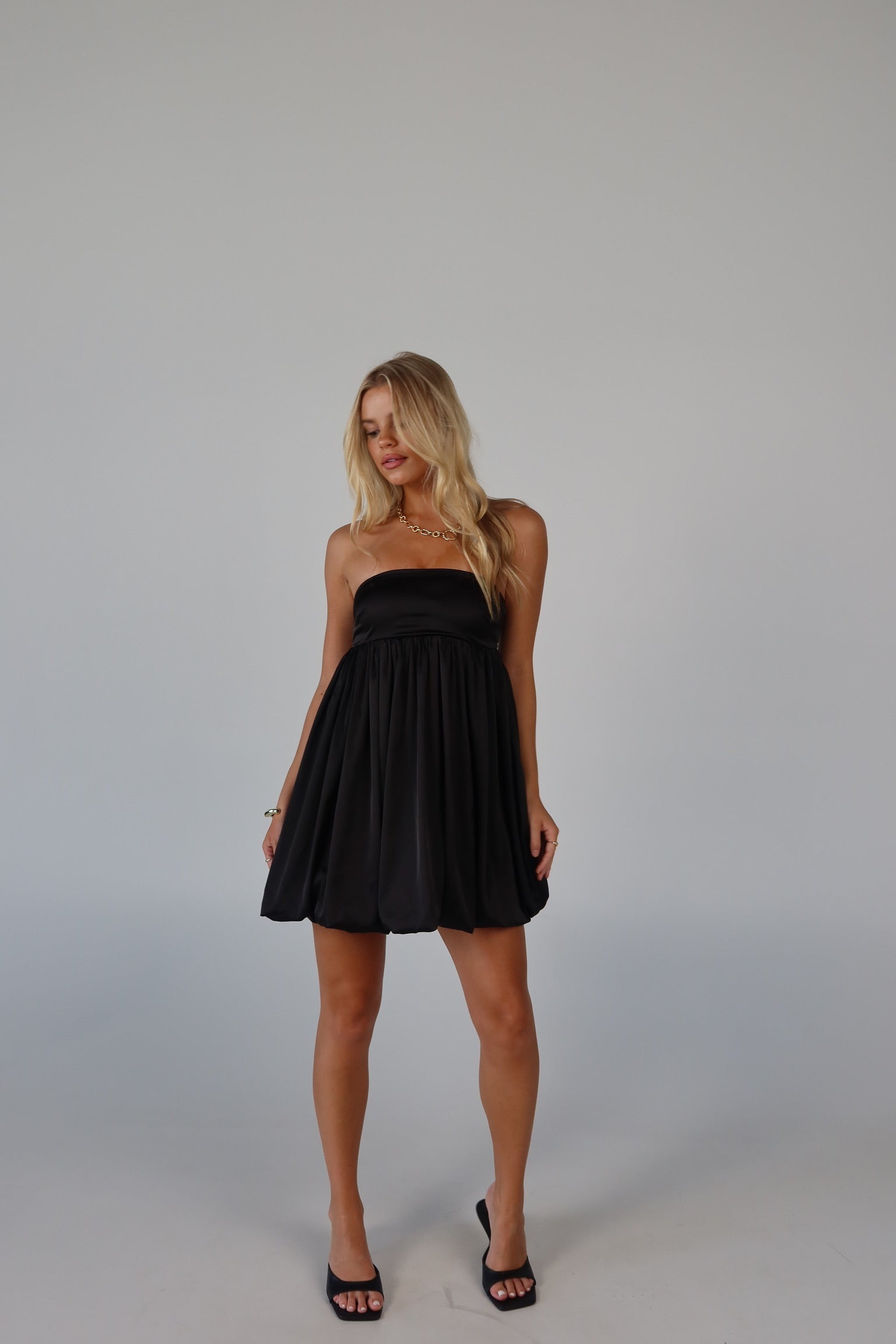 Halsea Strapless Bubble Dress