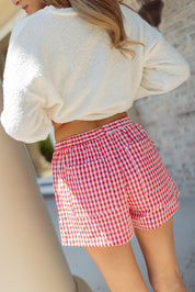 Bell Red Plaid Boxer Shorts