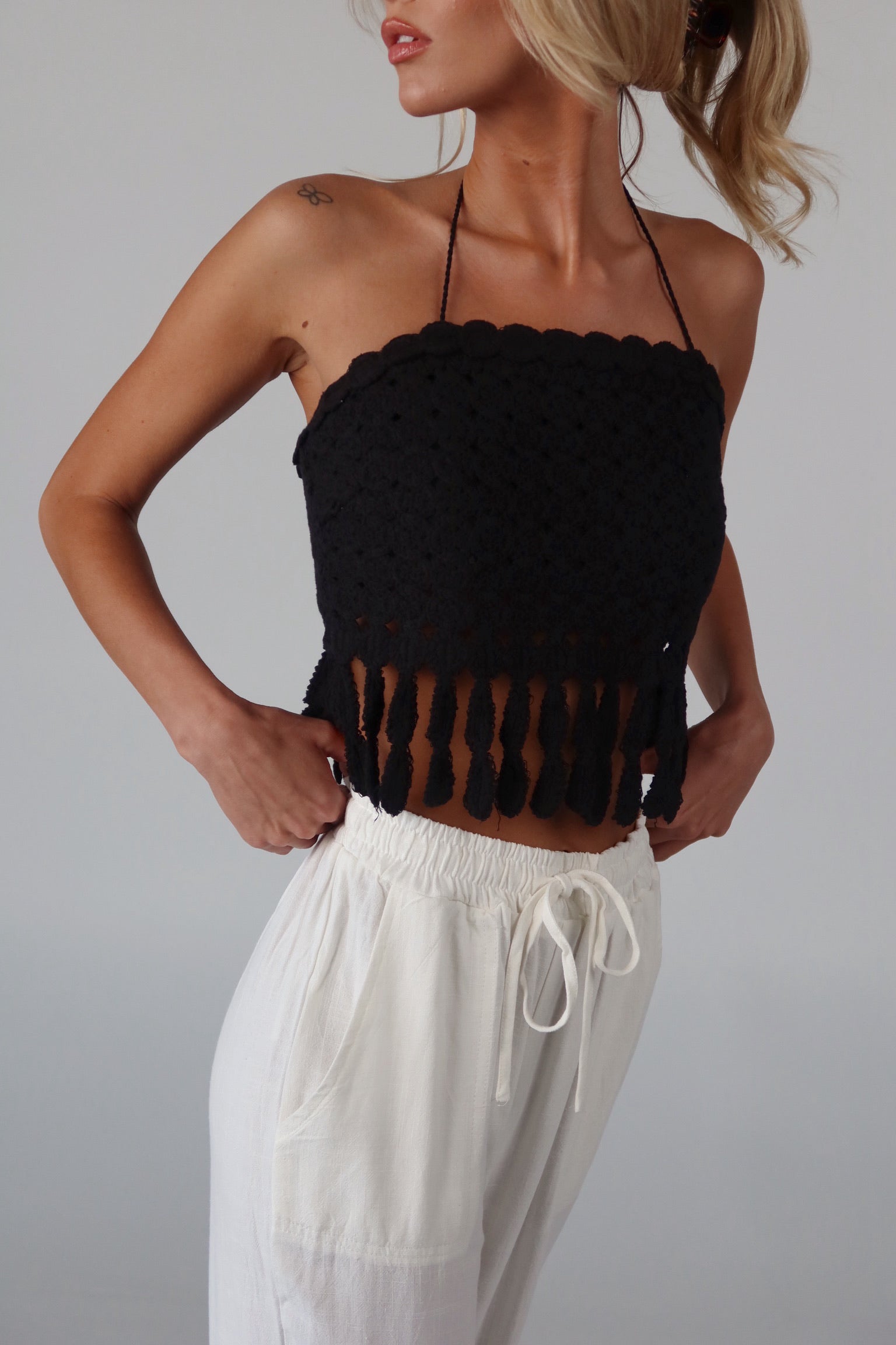 Hawley Crochet Halter Top