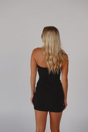 Alysen Strapless Bow Mini Dress