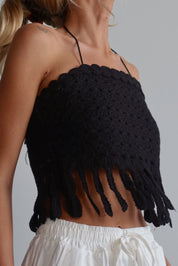 Hawley Crochet Halter Top