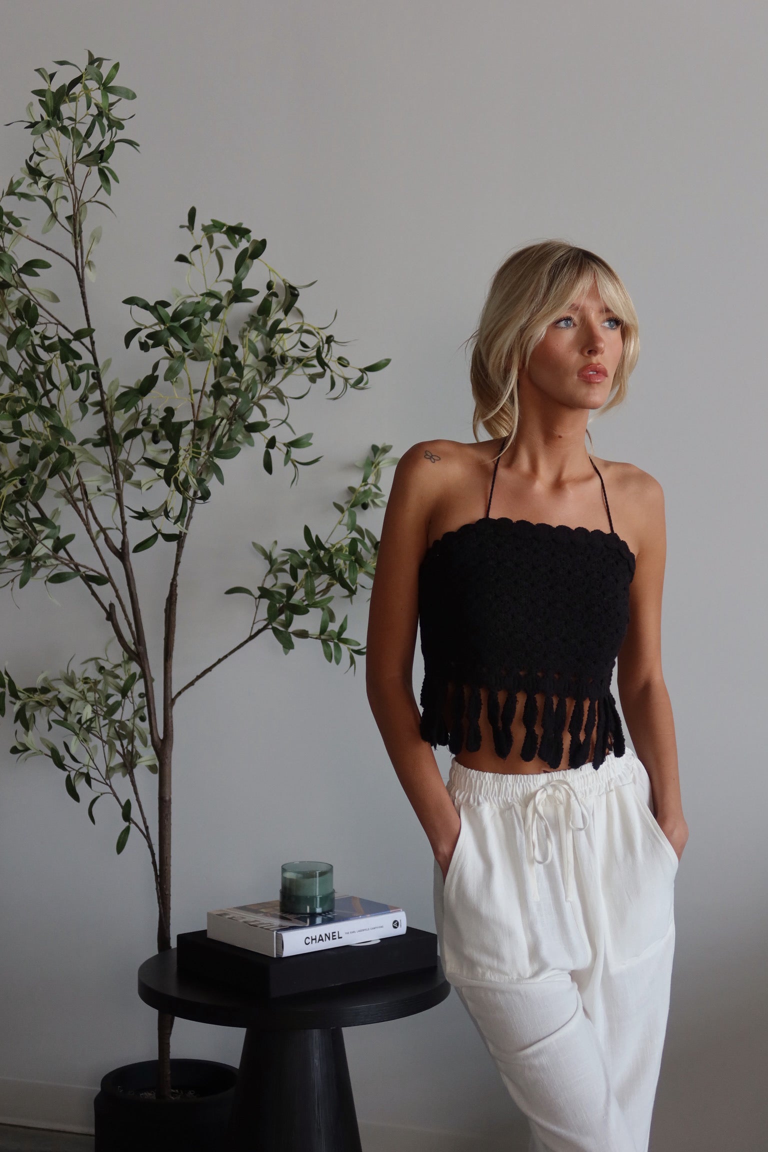 Hawley Crochet Halter Top