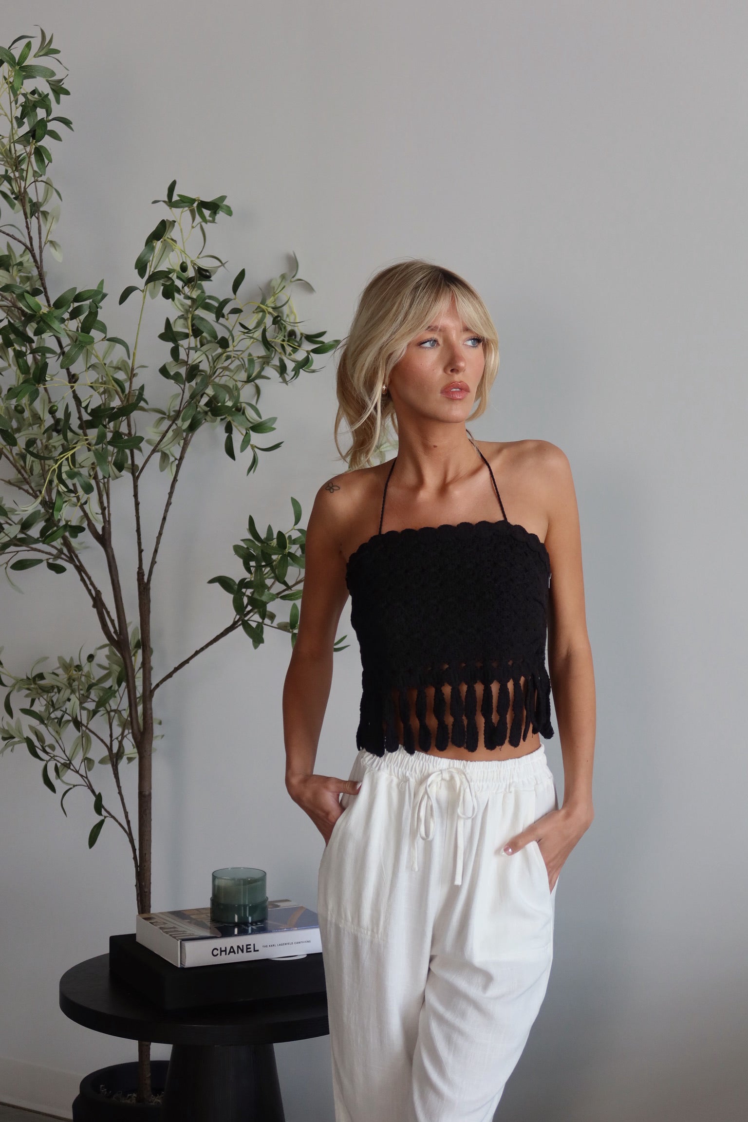 Hawley Crochet Halter Top