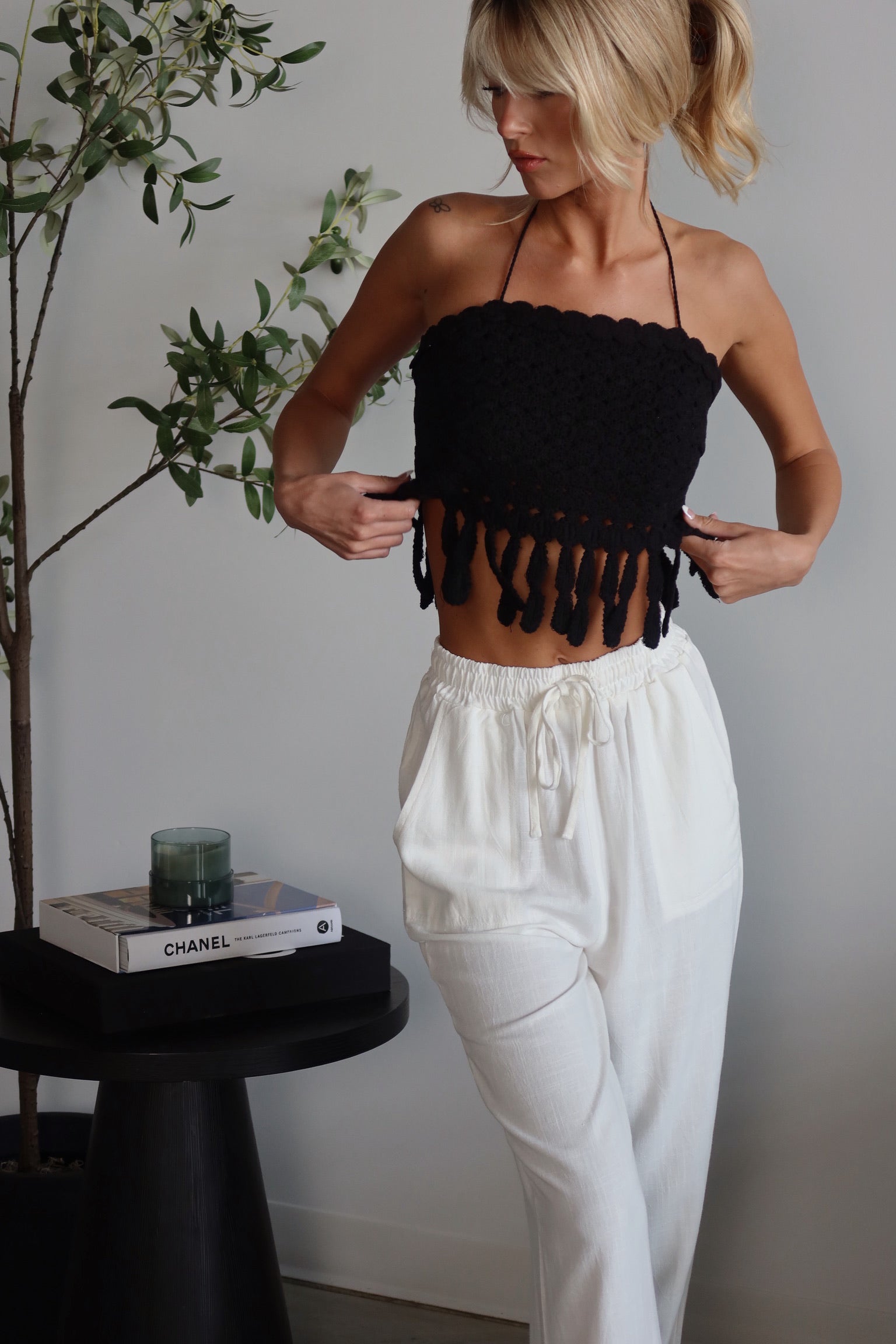 Hawley Crochet Halter Top