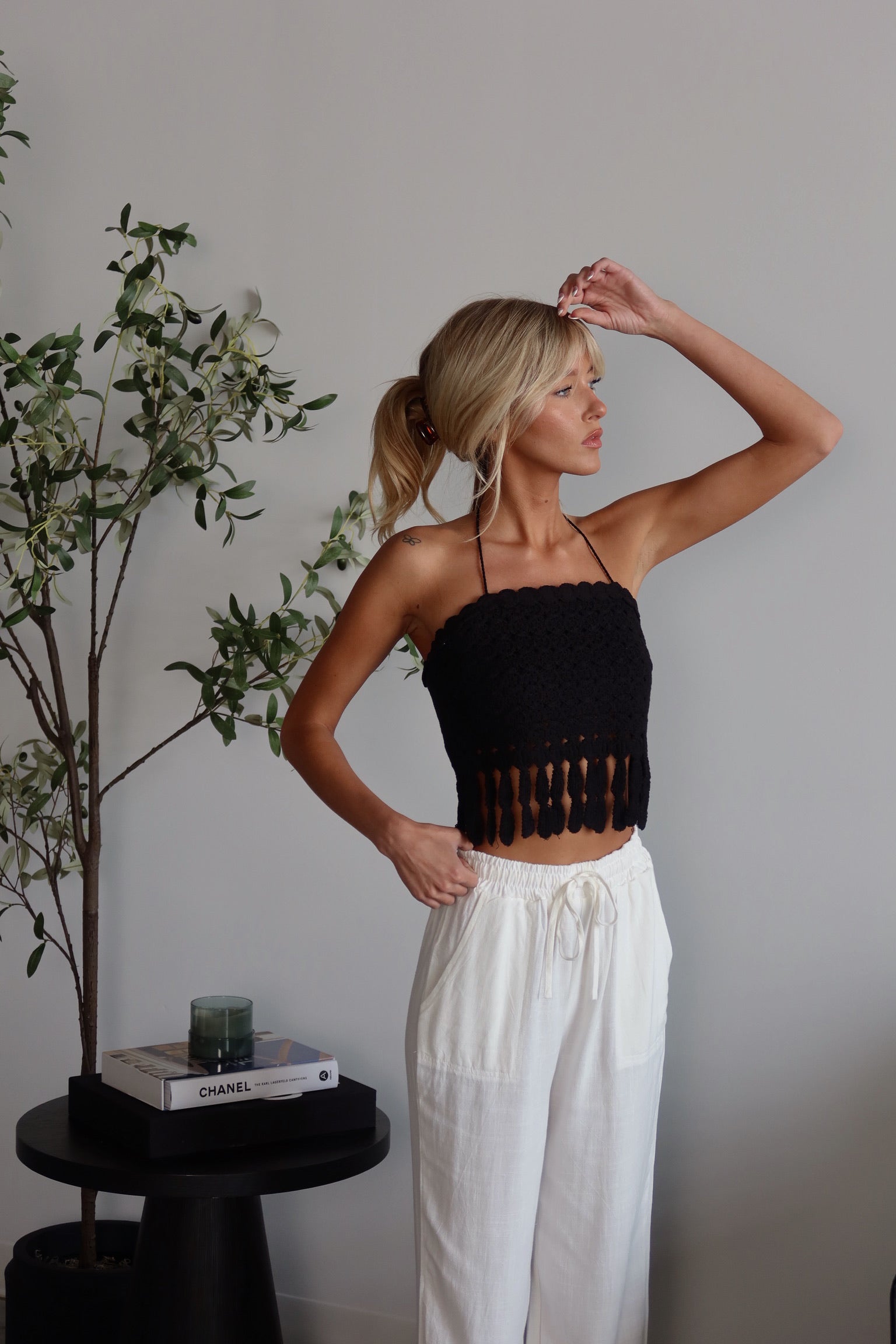 Hawley Crochet Halter Top