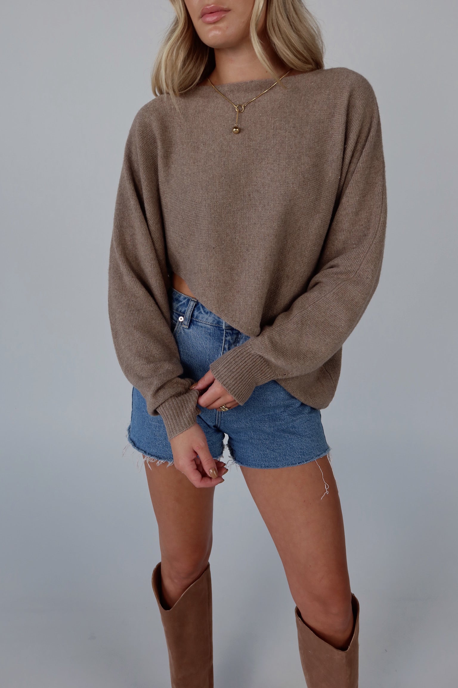 Hudson Asymmetrical Knit Top