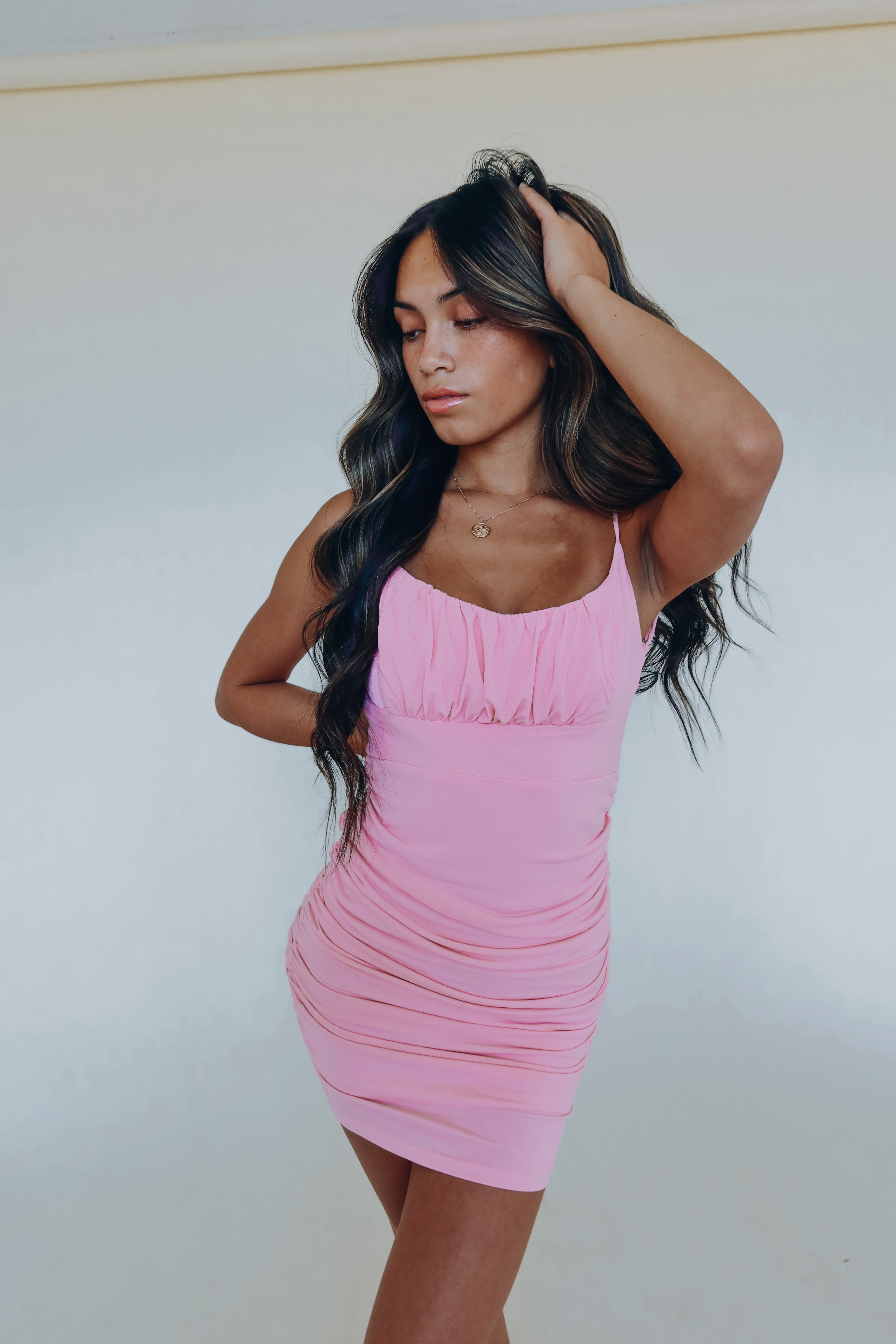 My Sweetheart Blush Pink Mini Dress