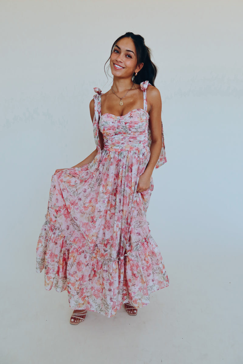 Adrianne Floral Midi Dress