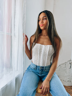 Alice Lace Bustier Top