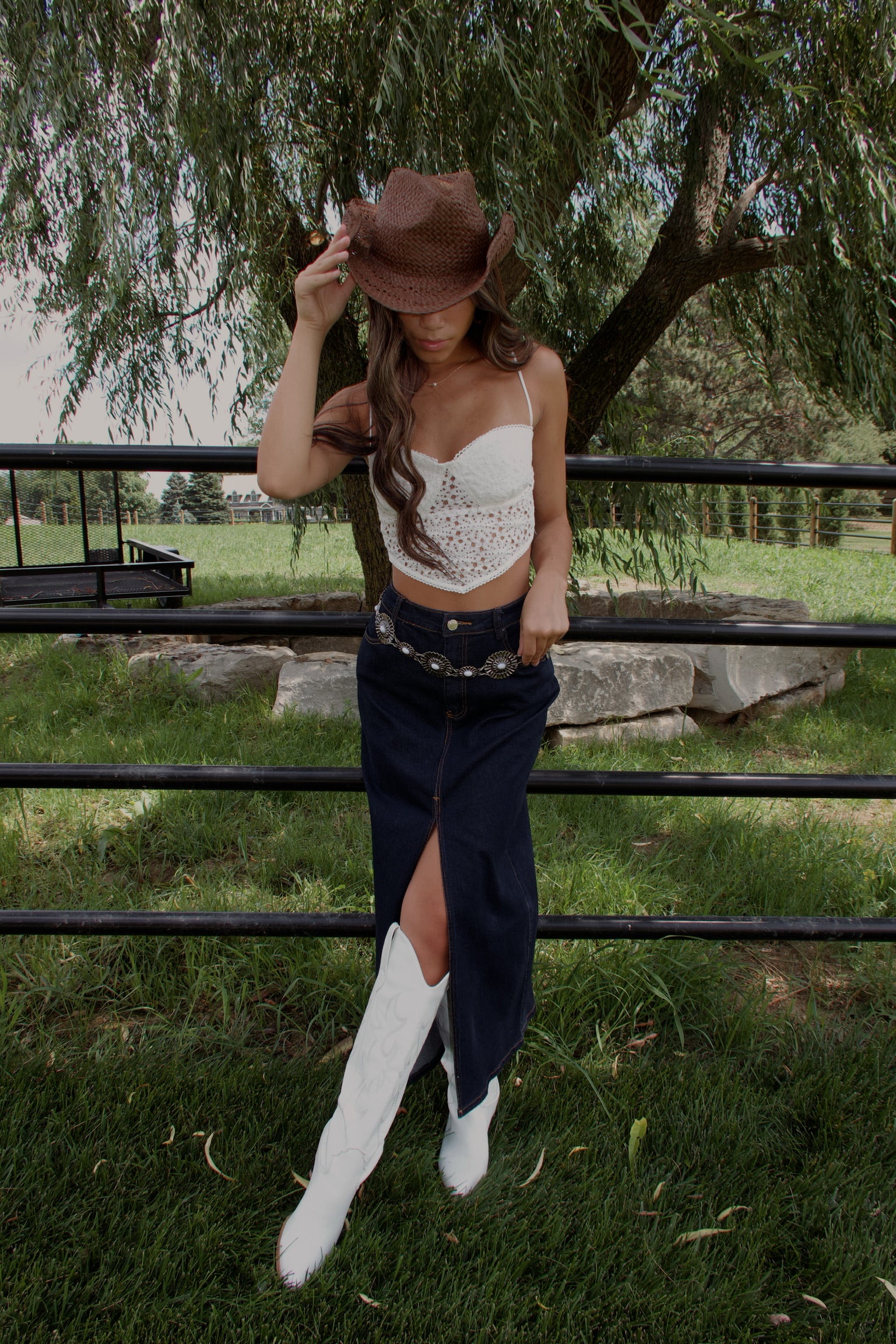 Abbie Crochet Bandana Tank