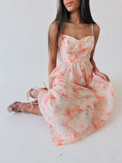 Elizabeth Floral Midi Dress