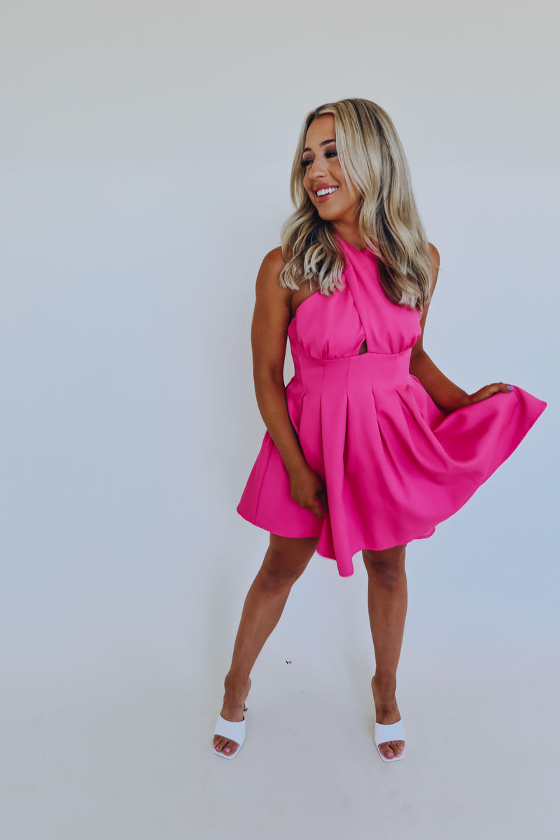 Layla Pink Mini Dress