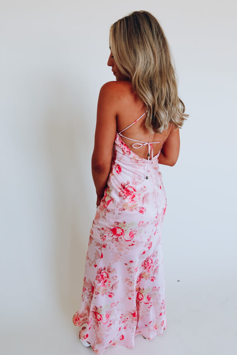Ticket to Paradise Floral Maxi Dress