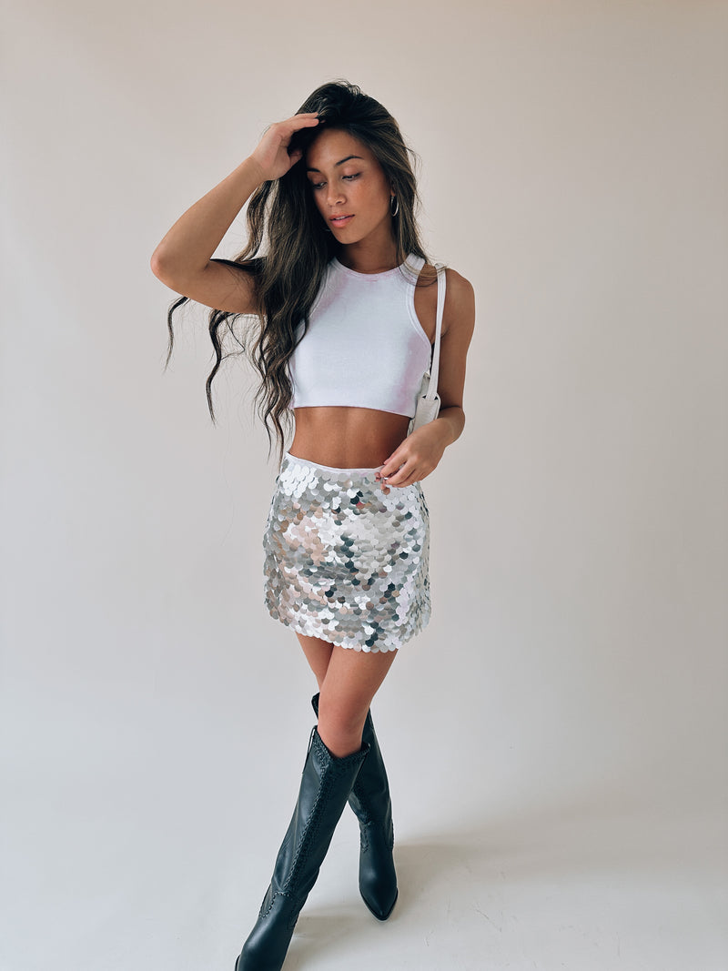 RESTOCKED :Gia Glitzy Mini Skirt