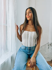 Alice Lace Bustier Top