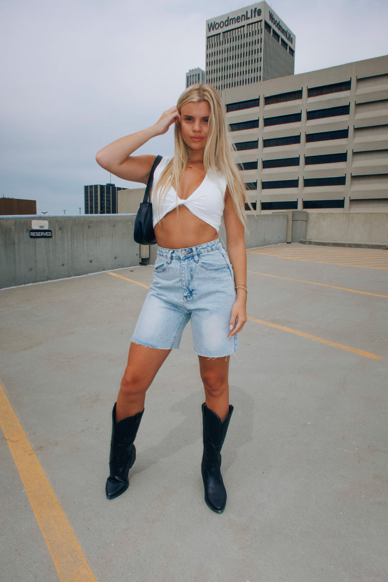 Katie Twist Crop Top