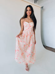 Elizabeth Floral Midi Dress