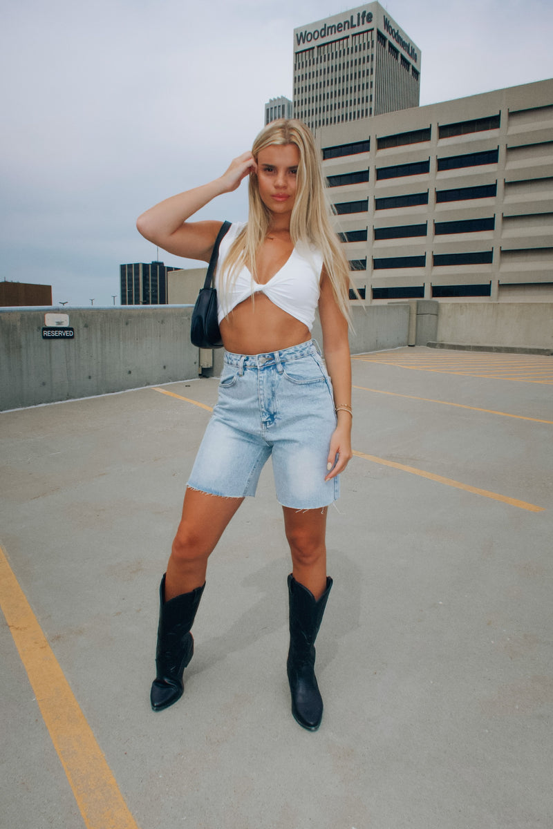 Katie Twist Crop Top