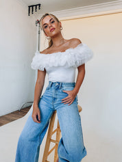 SALE :Emilia Ruffle Bodysuit