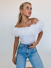 SALE :Emilia Ruffle Bodysuit