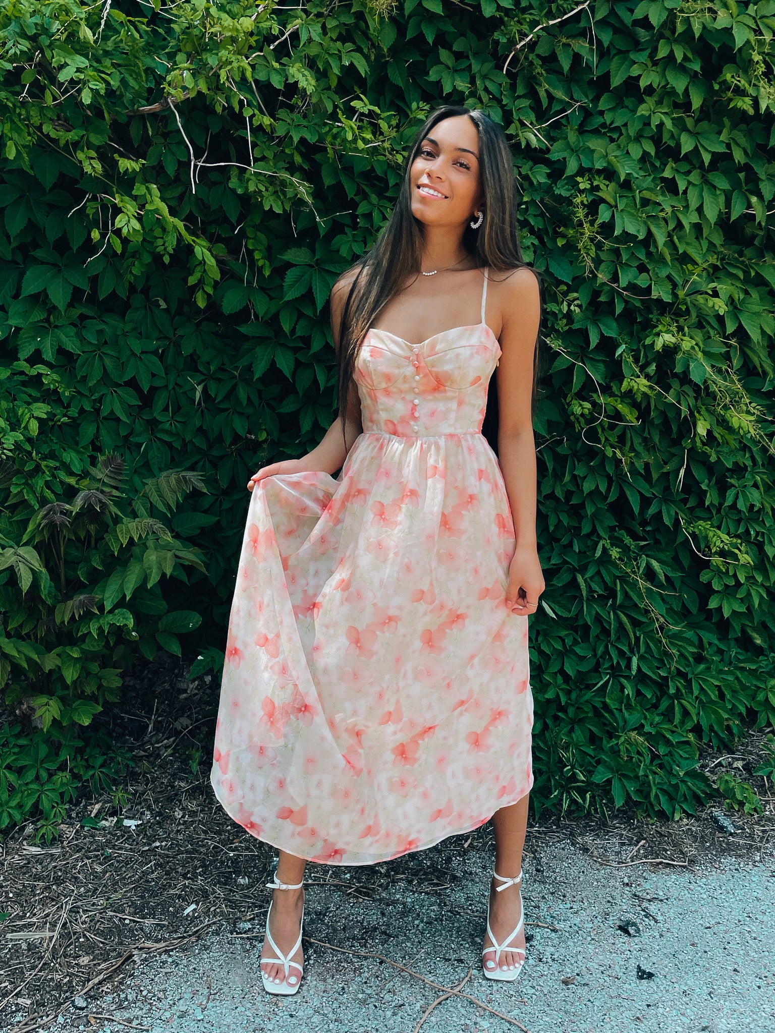 Elizabeth Floral Midi Dress