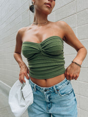 RESTCOKED: Kora Twist Front Tube Top