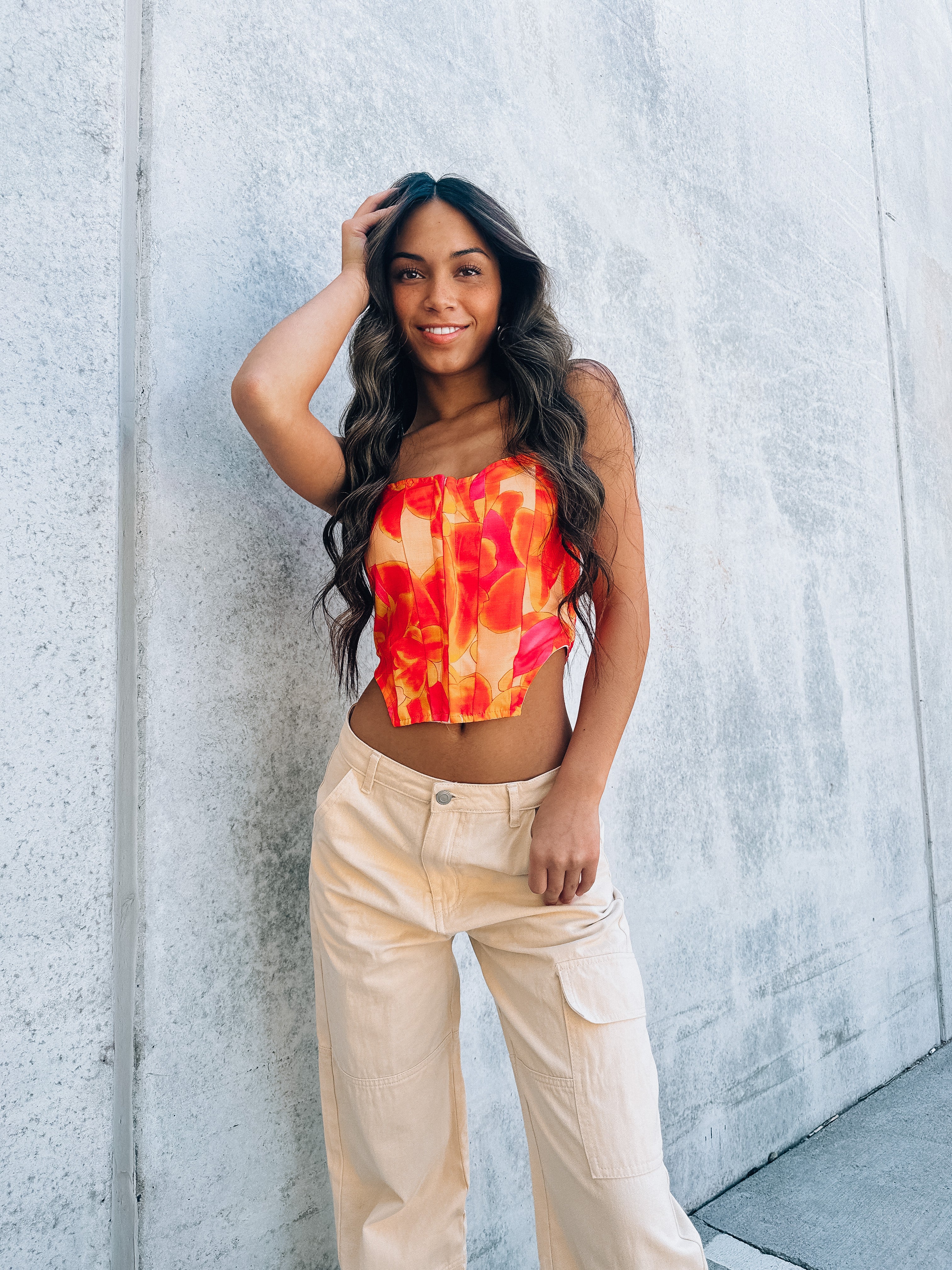 Danny Multi Color Corset Top – Madida Clothing
