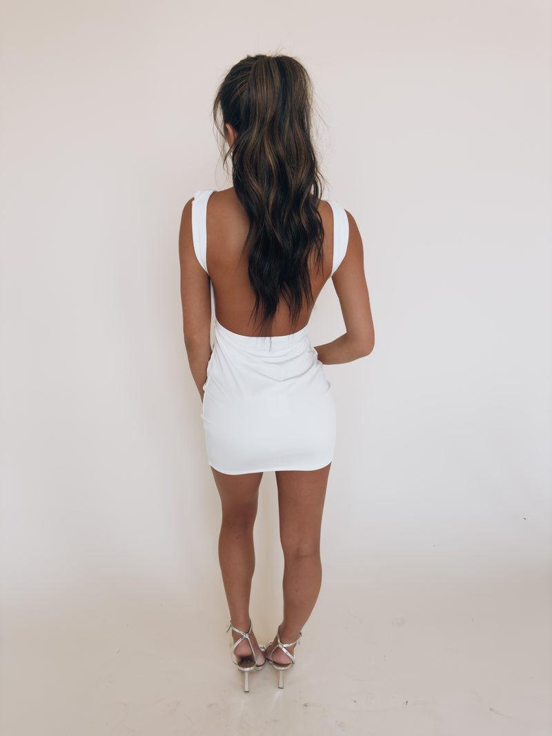 Kamryn Open Back Mini Dress