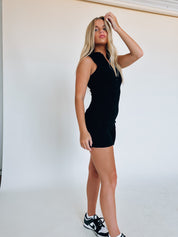 Joah Sleeveless Romper In Black