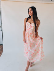 Elizabeth Floral Midi Dress