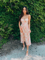 Elizabeth Floral Midi Dress