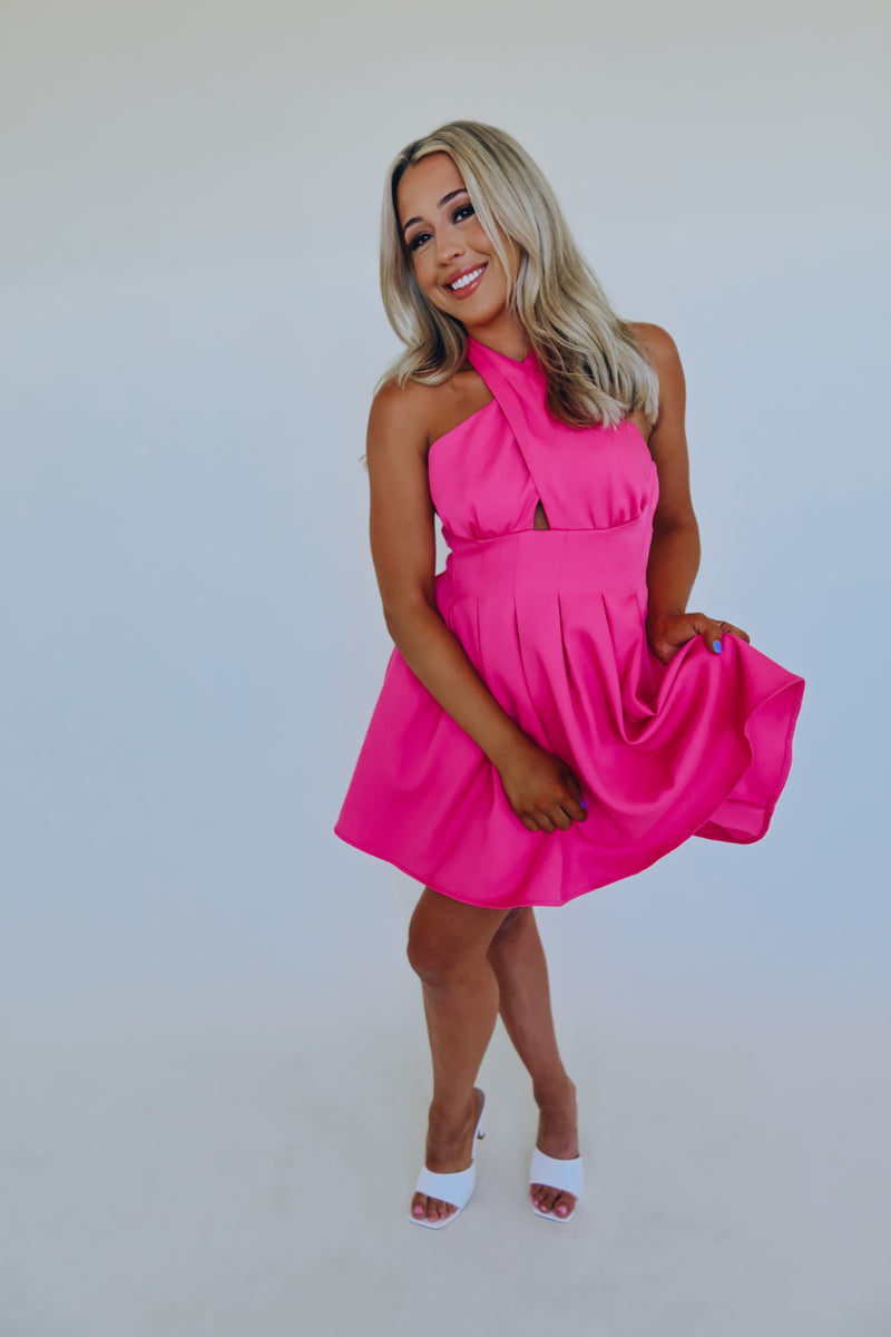 Layla Pink Mini Dress