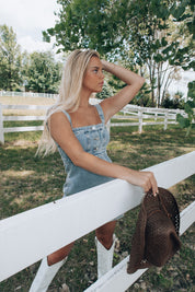 RESTOCKED : Dixie Denim Dress