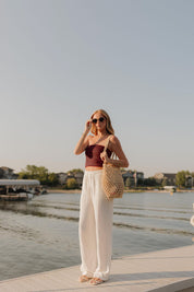 Sailor Striped Tube Top