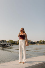 Sailor Striped Tube Top